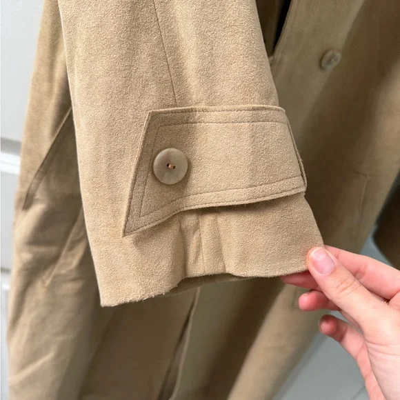 Vintage Ultrasuede Count Romi Trench Coat - Picture 4 of 9